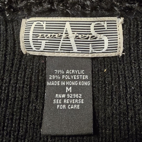 GAS Sweaters - Womens Cardigan with Furry Trim - Picture 5 of 5